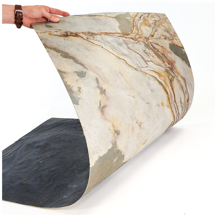 Falling Leaves, Natural Slate Veneer – 24" W x 48" L - Sold By Panel Stone Veneer White River Hardwoods