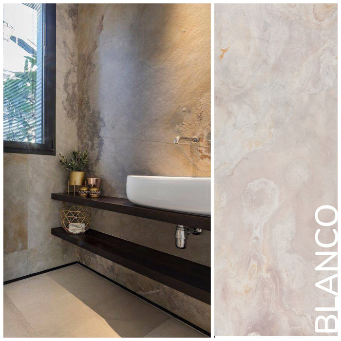 Blanco, Natural Slate Veneer – 24" W x 48" L - Sold By Panel Stone Veneer White River Hardwoods