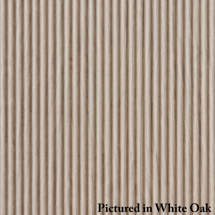 9/32″ Double Bead Tambour - Thick - Usually Ships in 7-10 Business Days Tambour White River Hardwoods 12"W x 48"L White Oak 