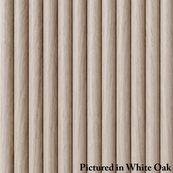 1" Single Bead Tambour - Usually Ships in 7-10 Business Days Tambour White River Hardwoods 12"W x 48"L White Oak 