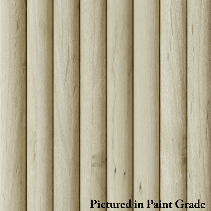 1-1/2" Single Bead Tambour - Usually Ships in 7-10 Business Days Tambour White River Hardwoods 12"W x 48"L Paint Grade 