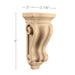 Small Corinthian Corbel, 3 7/8''w x 8''h x 3''d Carved Corbels Brown Wood, Inc