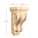 Medium Corinthian Corbel, 4 3/4''w x 9 1/2''h x 5 1/2''d Carved Corbels Brown Wood, Inc