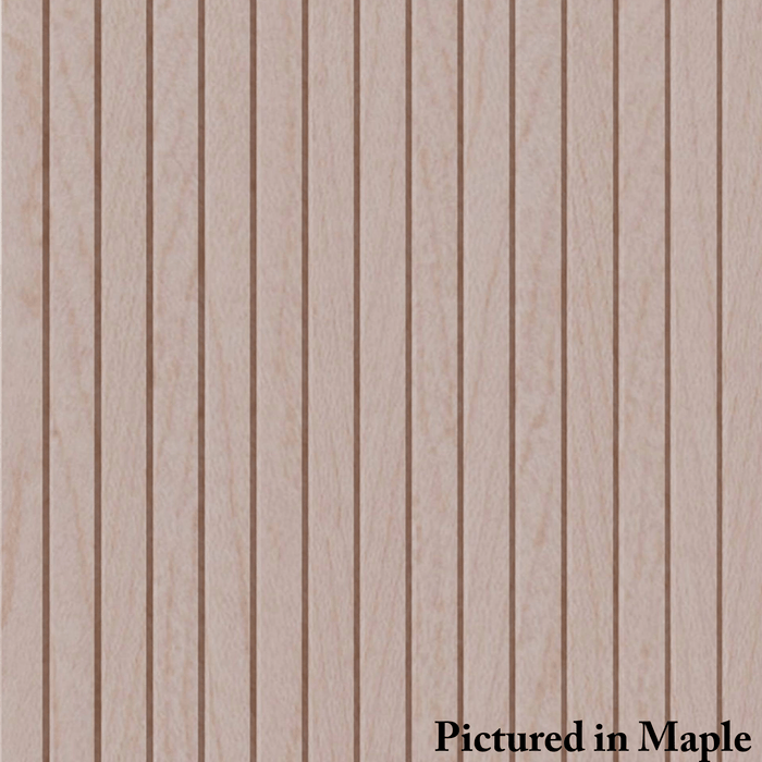 3/4″ Bevel Slat Tambour - Usually Ships in 7-10 Business Days Tambour White River Hardwoods 12"W x 48"L Hard Maple 