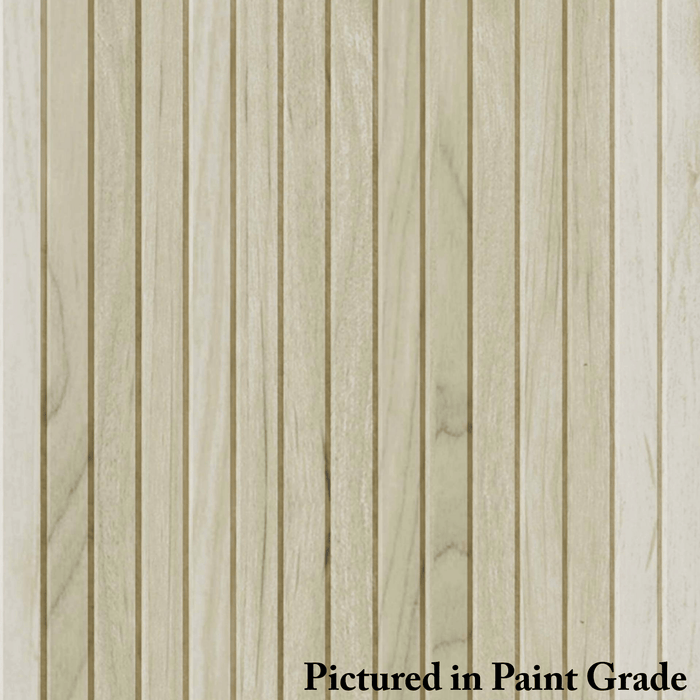 3/4″ Bevel Slat Tambour - Usually Ships in 7-10 Business Days Tambour White River Hardwoods 12"W x 48"L Paint Grade 
