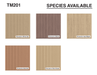 3/4″ Bevel Slat Tambour Tambour White River Hardwoods