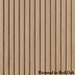 3/4″ Bevel Slat Tambour  – Thick - Usually Ships in 7-10 Business Days Tambour White River Hardwoods 12"W x 48"L Red Oak 
