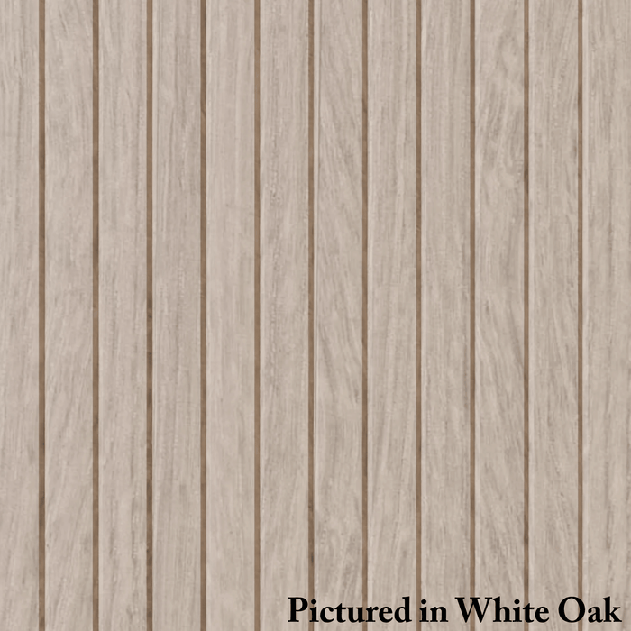 1″ Bevel Slat Tambour – Thin - Usually Ships in 7-10 Business Days Tambour White River Hardwoods 12"W x 48"L White Oak 