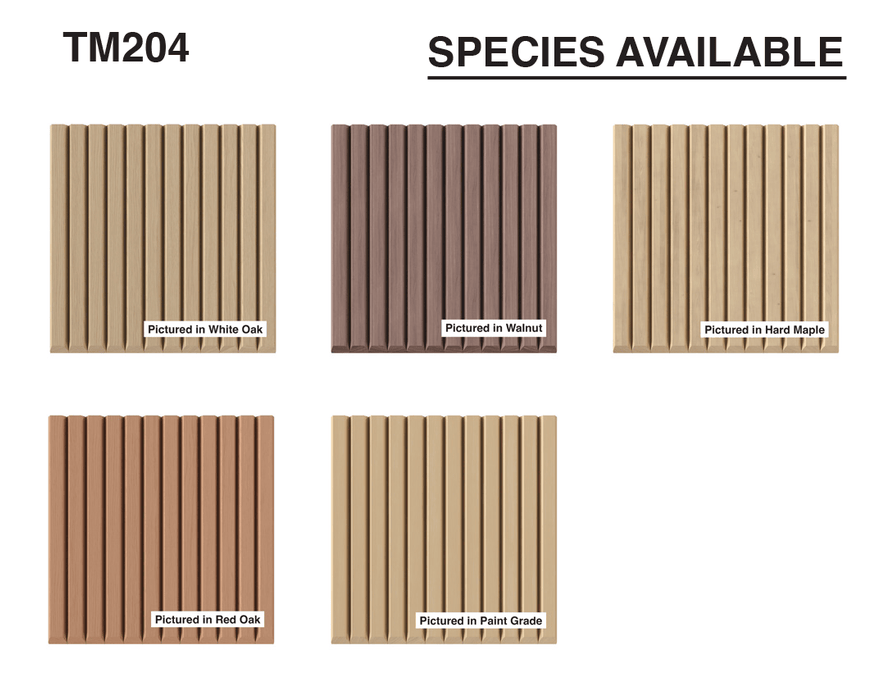 1″ Bevel Slat Tambour Tambour White River Hardwoods