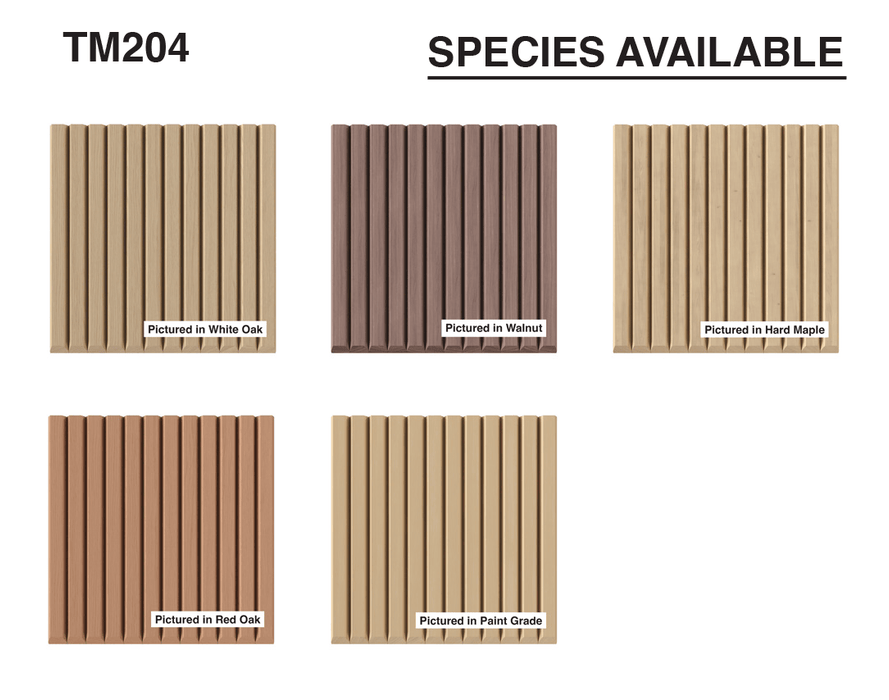 1″ Bevel Slat Tambour Tambour White River Hardwoods