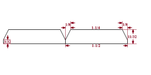 1-1/2″ Bevel Slat Tambour – Thin Tambour White River Hardwoods   