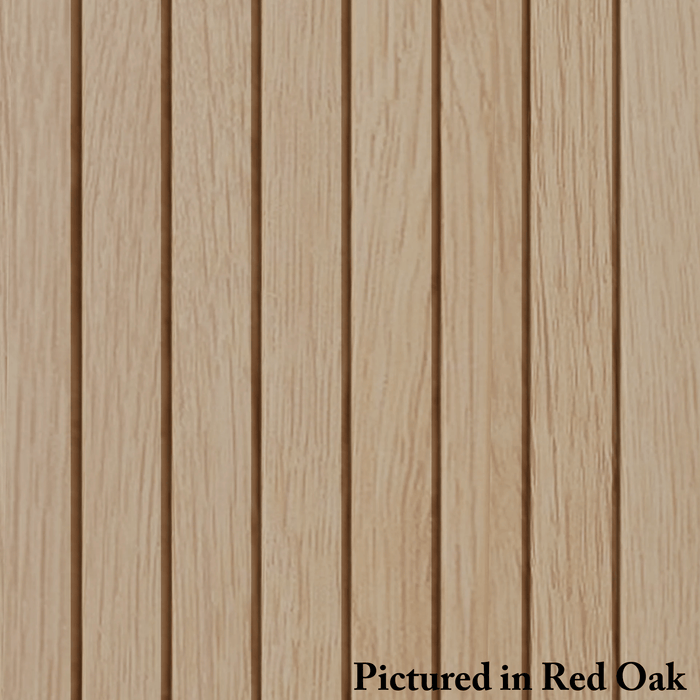 1-1/2″ Bevel Slat Tambour – Thin - Usually Ships in 7-10 Business Days Tambour White River Hardwoods 12"W x 48"L Red Oak 