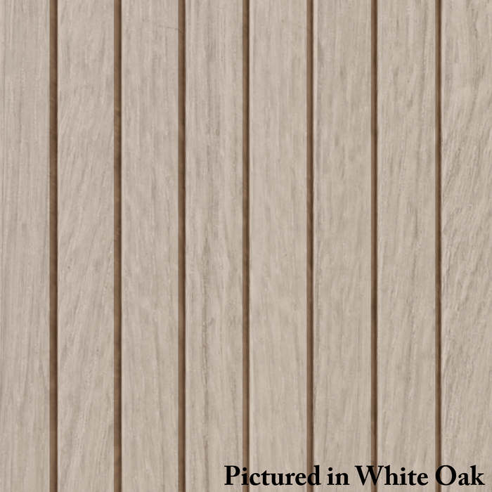 1-1/2″ Bevel Slat Tambour – Thin - Usually Ships in 7-10 Business Days Tambour White River Hardwoods 12"W x 48"L White Oak 