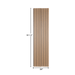 Natural White Oak – Varnished Acoustic Panel – 1" Slat Width – 24" × 94-1/2" – Sold 1 per Carton Acoustic Slat Panel White River Hardwoods