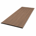 Natural Walnut – Varnished Acoustic Panel – 1" Slat Width – 24" × 94-1/2" – Sold 1 per Carton Acoustic Slat Panel White River Hardwoods