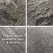 Galaxy Black - Flexible Mica Stone Veneer - Opaque Stone Veneer White River Hardwoods