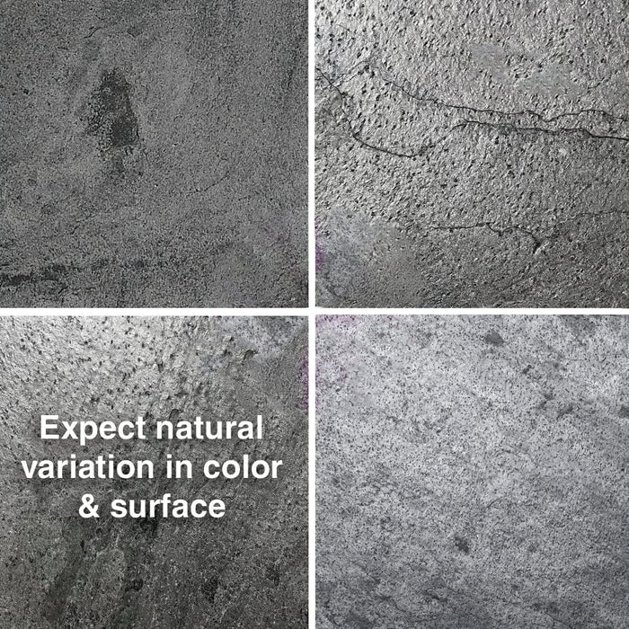 Silver Grey - Flexible Mica Slate Stone Veneer - Opaque Stone Veneer White River Hardwoods