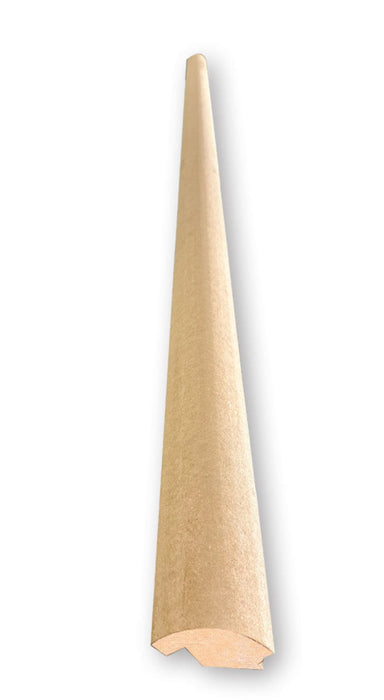 MDF Radius Corners, J Corner (accepts 3/4" plywood), 3" Radius, 4 1/4"W x 1-11/16"D x 97"L Cabinetry Corners White River Hardwoods