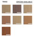 1/4" Double Cove-Cut Flexible Tambour Tambour White River Hardwoods