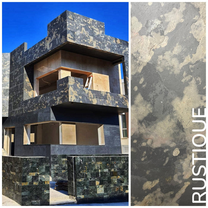 Rustique, Natural Slate Veneer - Sample Sheet (11" L x 4" W) Stone Veneer White River Hardwoods