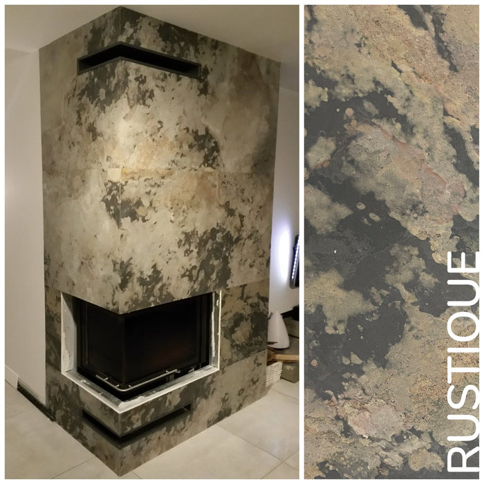 Rustique, Natural Slate Veneer - Sample Sheet (11" L x 4" W) Stone Veneer White River Hardwoods