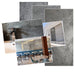 Silver Grey, Natural Slate Veneer - 24" W x 48" L - Sold By Panel Stone Veneer White River Hardwoods