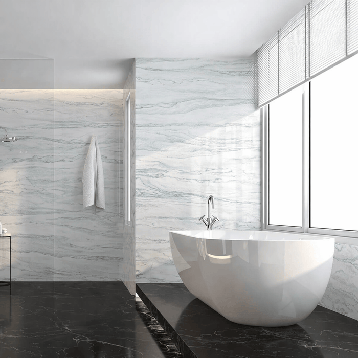 Artic White - Flexible Marble Stone Veneer - Opaque Stone Veneer White River Hardwoods