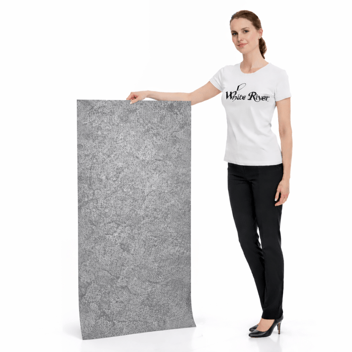 Silver Grey - Flexible Mica Slate Stone Veneer - Opaque Stone Veneer White River Hardwoods 24" w x 48"l