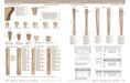Tuscan Plain Island Column, 3 1/2"w x 36"h x 3 1/2"d, Alder Carved Columns White River Hardwoods
