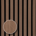 Natural Walnut – Varnished Acoustic Panel – 1" Slat Width – 24" × 94-1/2" – Sold 1 per Carton Acoustic Slat Panel White River Hardwoods
