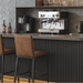 Matte Black Oak – Varnished Acoustic Panel – 1-1/2" Slat Width – 12-1/2" × 94-1/2" – Sold 2 per Carton Acoustic Slat Panel White River Hardwoods