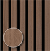 Natural Walnut – Varnished Acoustic Panel – 1-1/2" Slat Width – 12-1/2" × 94-1/2" – Sold 2 per Carton Acoustic Slat Panel White River Hardwoods