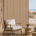 Natural White Oak – Varnished Acoustic Panel – 1-1/2" Slat Width – 12-1/2" × 94-1/2" – Sold 2 per Carton Acoustic Slat Panel White River Hardwoods