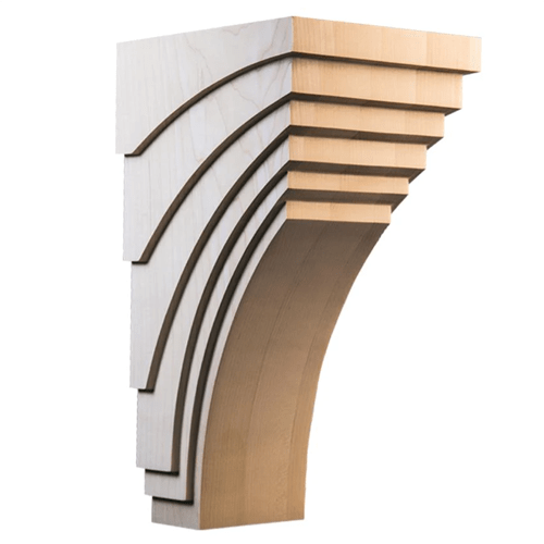 New York Collection, Contemporary Corbel, 7"w x 14"h x 8''d Carved Corbels Art For Everyday   