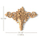 Bundled Flowers, 14 1/4"w x 10 7/8"h x 1 1/8"d Carved Onlays White River Hardwoods   
