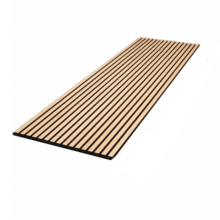 Natural White Oak – Varnished Acoustic Panel – 1" Slat Width – 24" × 94-1/2" – Sold 1 per Carton – Final Run Acoustic Slat Panel White River Hardwoods
