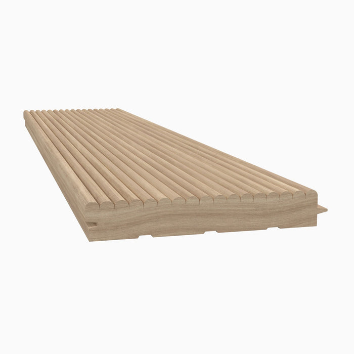 1/4" Bead Solid Wood Tongue and Groove Tambour Panel, 11/16" thick x 4 7/16"width x 112"long Solid Wood Panels White River Hardwoods