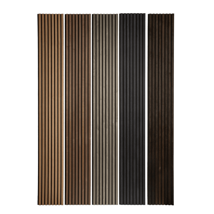 Silver Gray Oak Acoustic Panel - Harmony Series Acoustic Slat Panel White River Hardwoods   