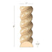 Small Rope Half Round Lineal, 1''w x 1/2''d x 8' length, Resin is priced per 8' length Carved Mouldings White River Hardwoods Maple