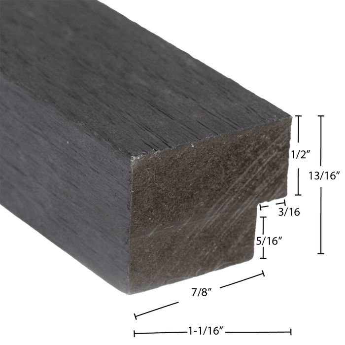 Matte Black Oak Acoustic Trim - Harmony Series Acoustic Slat Trim White River Hardwoods   