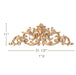 Acanthus Onlay, 31 1/2"w x 11"h x 1"d Carved Onlays White River Hardwoods   