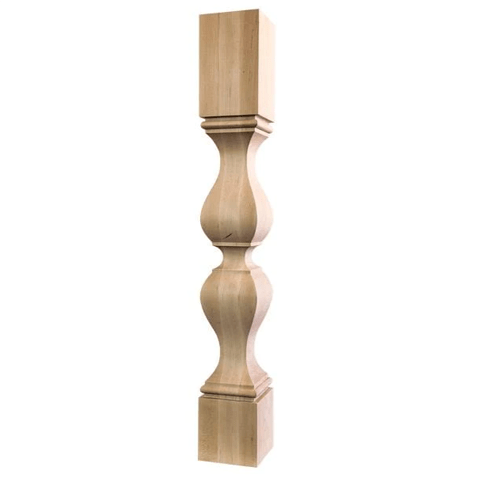 Modern Classic Collection, Modern Column, 5"w x 35 1/2'"h x 5''d Carved Columns Art For Everyday   