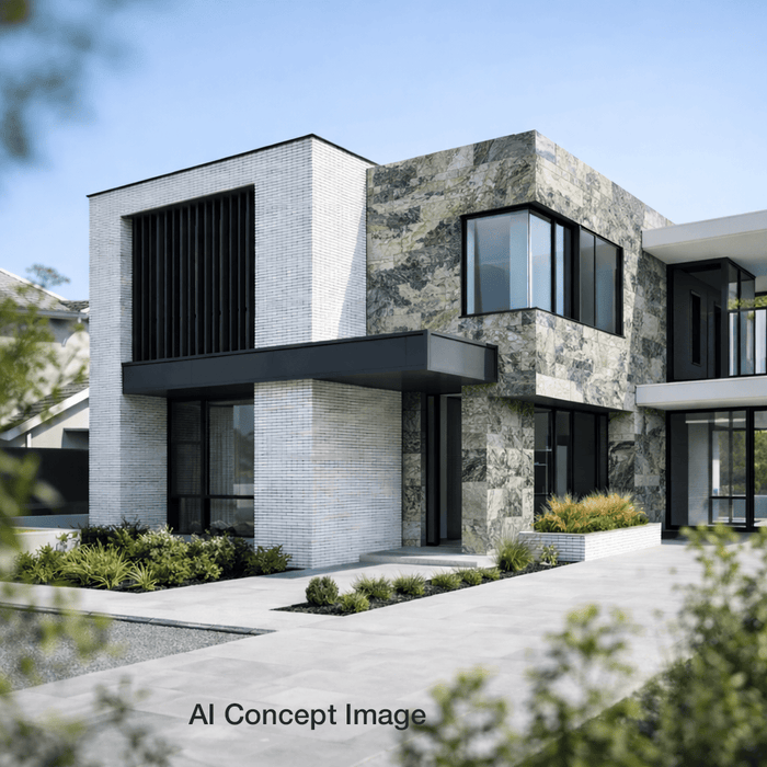 Rustique-Flexible Slate Stone Veneer - Opaque Stone Veneer White River Hardwoods