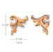 Acanthus Scrolls, Left & Right Pair, 3 1/8"w x 4 5/8"h x 1/2"d Carved Onlays White River Hardwoods   
