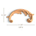 Ornate Acanthus Scrolls, Left & Right Pair, 8 1/8"w x 4 1/8"h x 5/8"d Carved Onlays White River Hardwoods   