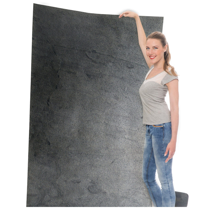 Silver Grey, Natural Slate Veneer - 47 1/4" W x 94 1/2" L - Sold By Panel Stone Veneer White River Hardwoods