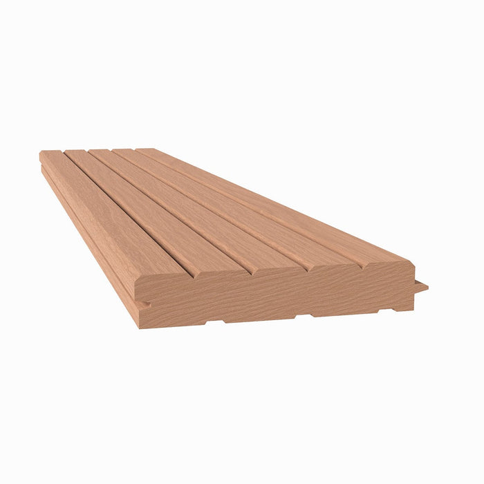 3/4" Bevel Solid Wood Tongue and Groove Tambour Panel, 11/16" thick x 3 15/16"width x 112"long (The bevel is different from the 201 profile)) Solid Wood Panels White River Hardwoods