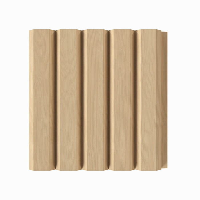 3/4" Bevel Solid Wood Tongue and Groove Tambour Panel, 11/16" thick x 3 15/16"width x 112"long Solid Wood Panels White River Hardwoods Poplar