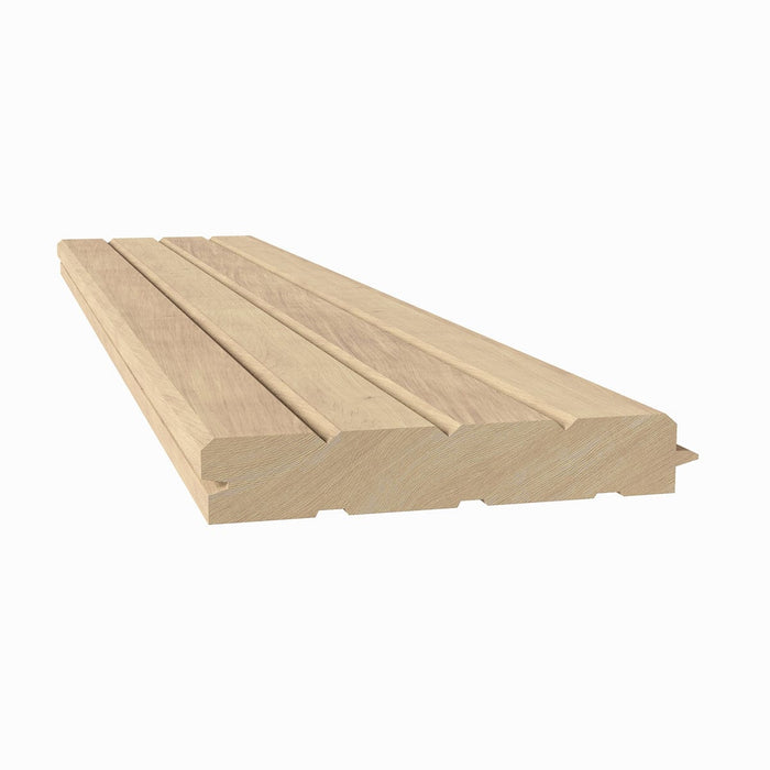 1" Bead Solid Wood Tongue and Groove Tambour Panel, 11/16" thick x 4 3/16"width x 112"long Solid Wood Panels White River Hardwoods
