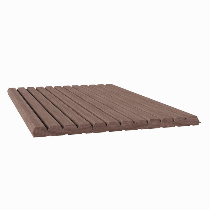 1" Bevel Solid Wood Tongue and Groove Tambour Panel, 3/4" thick x 4 3/16"width x 112"long Solid Wood Panels White River Hardwoods
